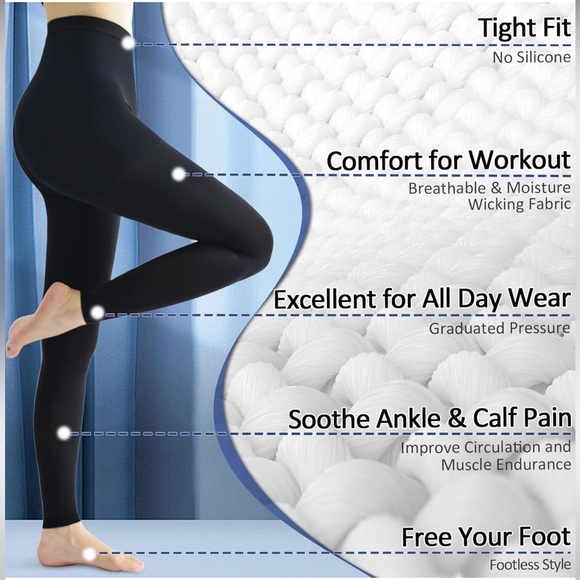 NWT Beister Compression Pantyhose, Support Tights - Picture 4 of 10